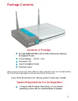 Preview for 3 page of D-Link AirPro DI-764 Manual