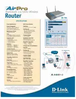 Preview for 2 page of D-Link AirPro DI-764 Specifications