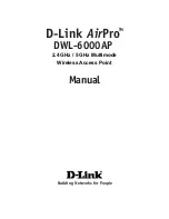 Preview for 1 page of D-Link AirPro DWL-6000AP Manual