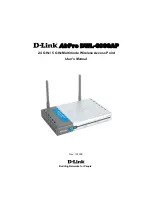 D-Link AirPro DWL-6000AP User Manual preview