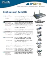 D-Link AirPro DWL-A650 Brochure preview