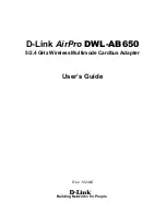 D-Link AirPro DWL-AB650 User Manual предпросмотр