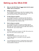 Preview for 11 page of D-Link Airspot DSA-3100 Owner'S Manual