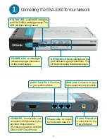 Предварительный просмотр 2 страницы D-Link Airspot DSA-3100 Quick Installation Manual