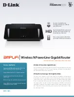 D-Link Amplifi DHP-1565 Brochure preview
