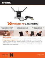 Preview for 1 page of D-Link ANT24-0230 - Xtreme N Antenna Specifications