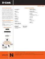 Предварительный просмотр 2 страницы D-Link ANT24-0230 - Xtreme N Antenna Specifications