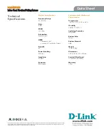 Preview for 2 page of D-Link ANT24-0401 Technical Specifications