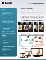 Preview for 2 page of D-Link Cloud Camera 1050 Brochure & Specs