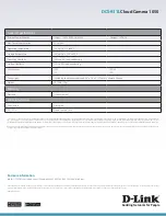 Preview for 4 page of D-Link Cloud Camera 1050 Brochure & Specs