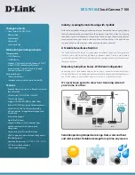 Preview for 2 page of D-Link Cloud Camera 7100 DCS-7010L Brochure & Specs