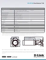 Preview for 4 page of D-Link Cloud Camera 7100 DCS-7010L Brochure & Specs