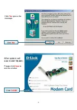 Preview for 6 page of D-Link Conexant HSFi DFM-562IS Quick Installation Manual