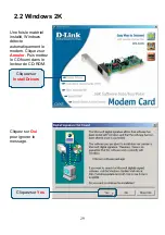 Preview for 29 page of D-Link Conexant HSFi DFM-562IS Quick Installation Manual