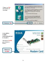 Preview for 30 page of D-Link Conexant HSFi DFM-562IS Quick Installation Manual