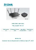 D-Link COVR-3902 Faqs предпросмотр