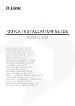 Preview for 1 page of D-Link COVR- C1203 Quick Installation Manual