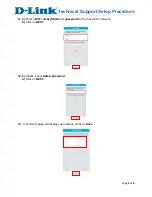 Preview for 4 page of D-Link COVR-C1203 Technical Support Setup Procedure