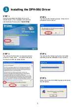Предварительный просмотр 3 страницы D-Link D DPH-50U DPH-50U Quick Installation Manual