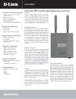 Предварительный просмотр 1 страницы D-Link D DWL-8200AP DWL-8200AP Specifications