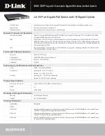 Предварительный просмотр 4 страницы D-Link D DWS-3227 DWS-3227 Datasheet