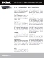 Preview for 2 page of D-Link D DXS-3227 DXS-3227 Datasheet