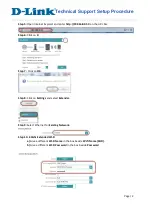 Предварительный просмотр 2 страницы D-Link DAP-1330 Technical Support Setup Procedure