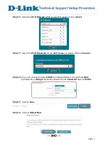 Preview for 3 page of D-Link DAP-1365 Technical Support Setup Procedure