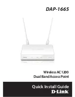 D-Link DAP-1665 Quick Install Manual preview