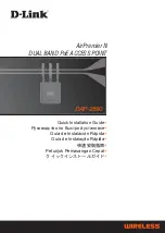 D-Link DAP-2590 - AirPremier N Dual Band PoE Access Point Quick Installation Manual preview