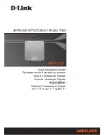 D-Link DAP-3520 - AirPremier N Dual Band Exterior PoE Access Point Quick Installation Manual preview