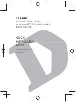 D-Link DCS-2210L/UPA Quick Installation Manual preview