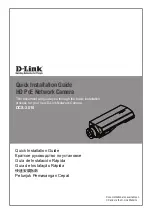 Предварительный просмотр 1 страницы D-Link DCS-3010 Quick Installation Manual