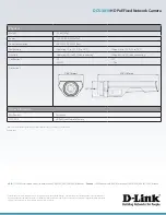 Preview for 3 page of D-Link DCS-3010 Specifications