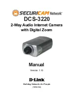 D-Link DCS-3220 - SECURICAM Network Camera Product Manual preview