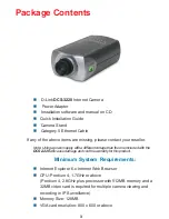 Предварительный просмотр 3 страницы D-Link DCS-3220 - SECURICAM Network Camera Product Manual