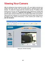 Предварительный просмотр 32 страницы D-Link DCS-3220 - SECURICAM Network Camera Product Manual