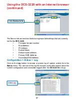 Предварительный просмотр 57 страницы D-Link DCS-3220 - SECURICAM Network Camera Product Manual