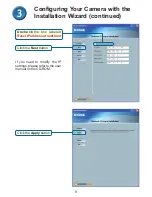 Preview for 9 page of D-Link DCS-3220 - SECURICAM Network Camera Quick Installation Manual