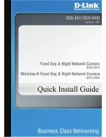 Предварительный просмотр 1 страницы D-Link DCS-3411 Quick Install Manual