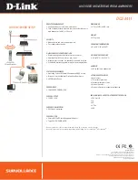 Preview for 3 page of D-Link DCS-3411 Specifications