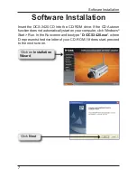 Предварительный просмотр 7 страницы D-Link DCS-3420 Quick Install Manual