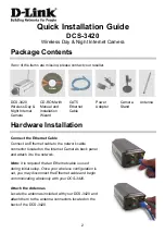 Preview for 2 page of D-Link DCS-3420 Quick Installation Manual