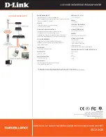 Preview for 3 page of D-Link DCS-3430 Technical Specifications