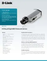 Preview for 1 page of D-Link DCS-3710 Specifications