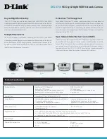 Preview for 2 page of D-Link DCS-3710 Specifications