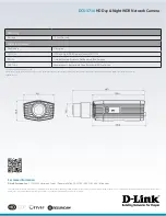 Preview for 4 page of D-Link DCS-3710 Specifications