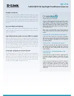 Предварительный просмотр 2 страницы D-Link DCS-3716 Brochure & Specs