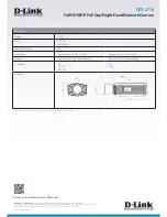 Предварительный просмотр 4 страницы D-Link DCS-3716 Brochure & Specs