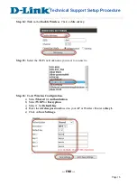 Preview for 5 page of D-Link DCS-5020L Technical Support Setup Procedure